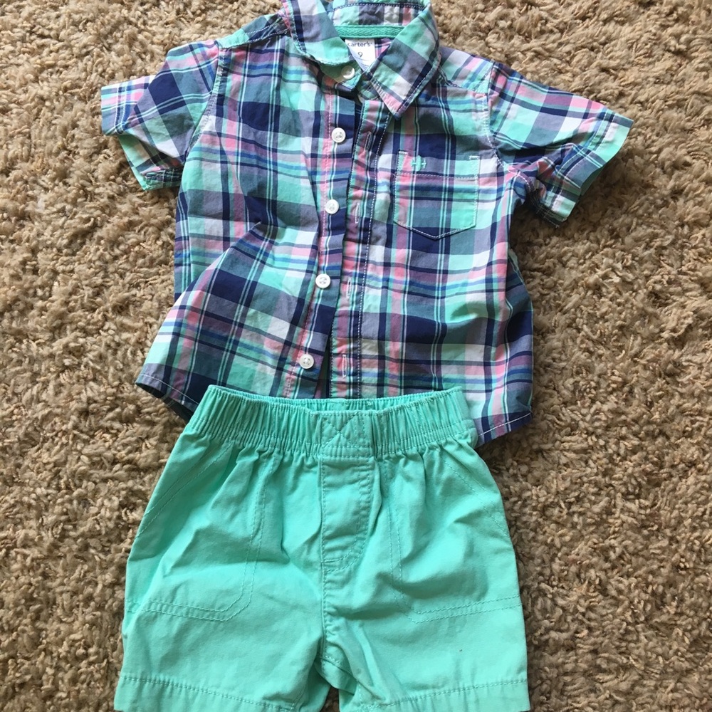 Carters 2 piece matching set 9 months